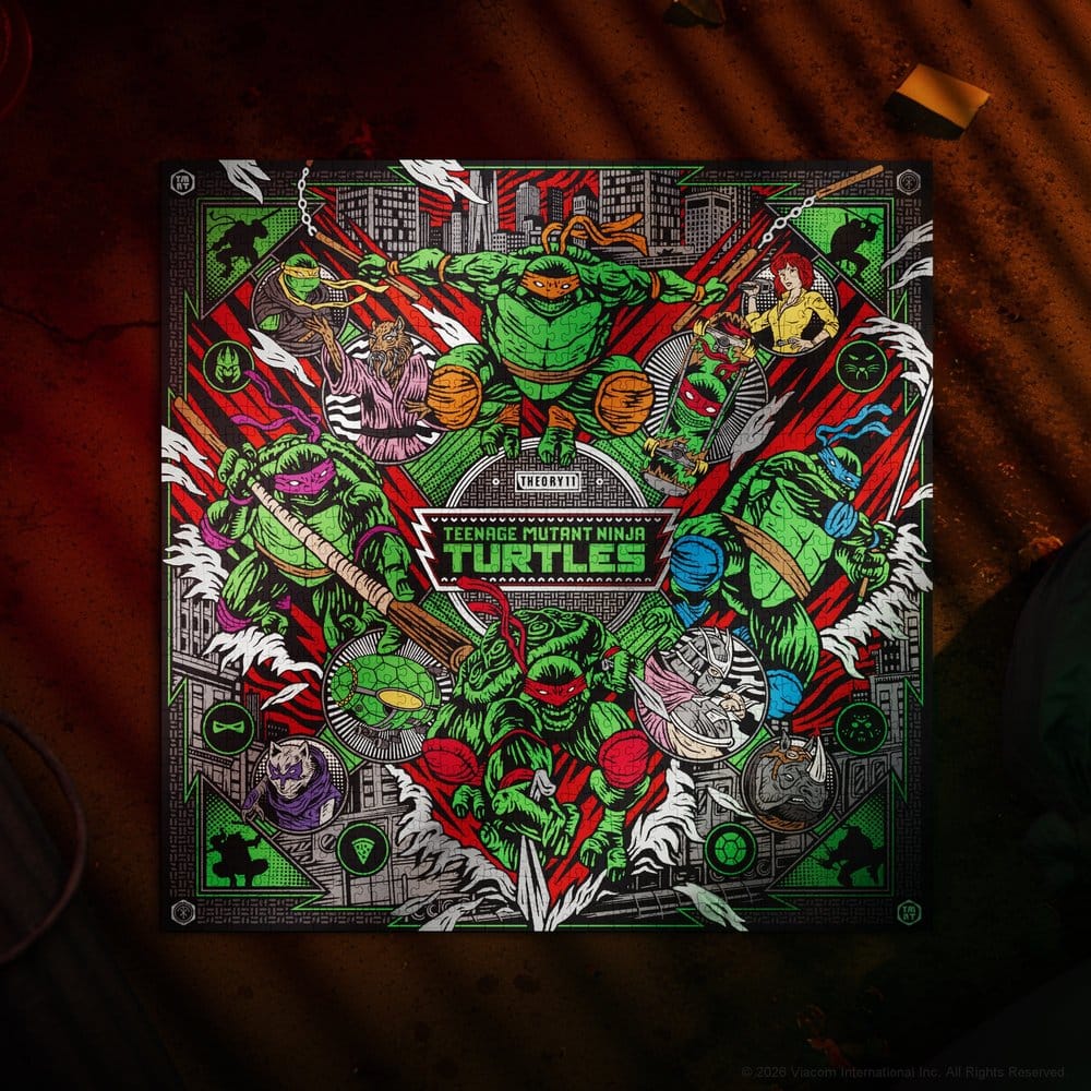 Teenage Mutant Ninja Turtles tredimensionellt pussel med 1000 bitar
