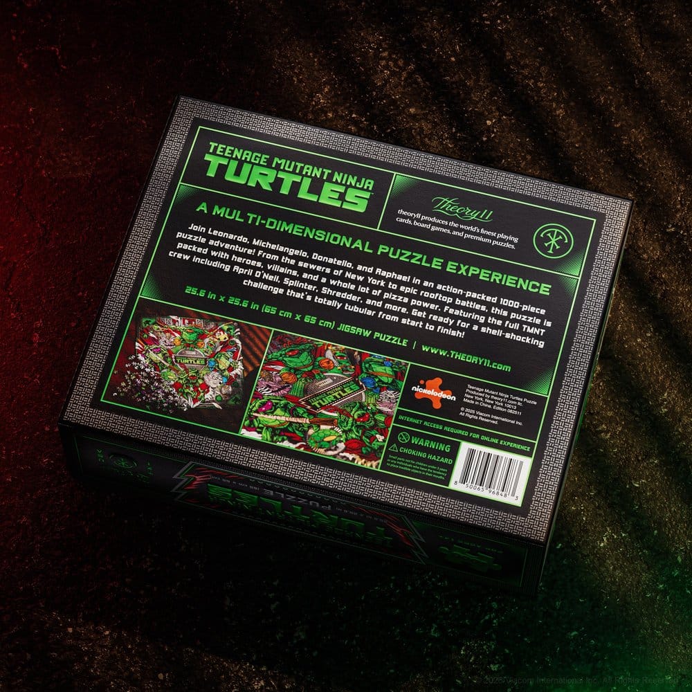Teenage Mutant Ninja Turtles tredimensionellt pussel med 1000 bitar