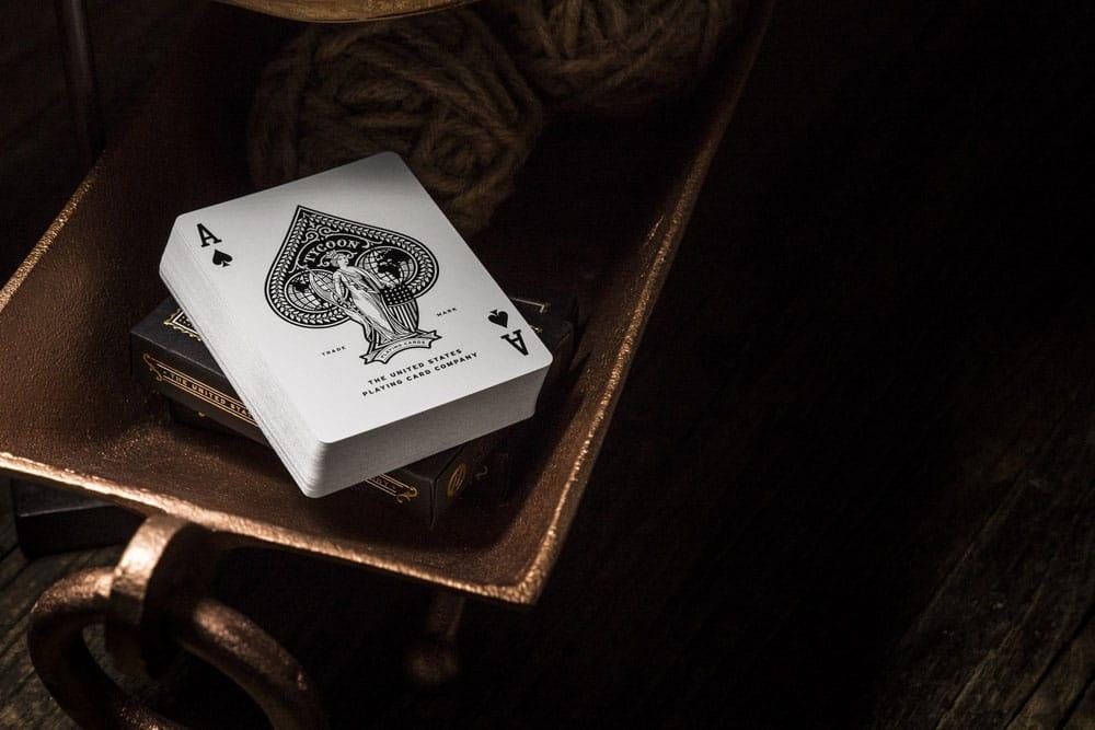 Tycoon Playing Cards Black - Premium Kvalitet för Spelentusiaster Theory11