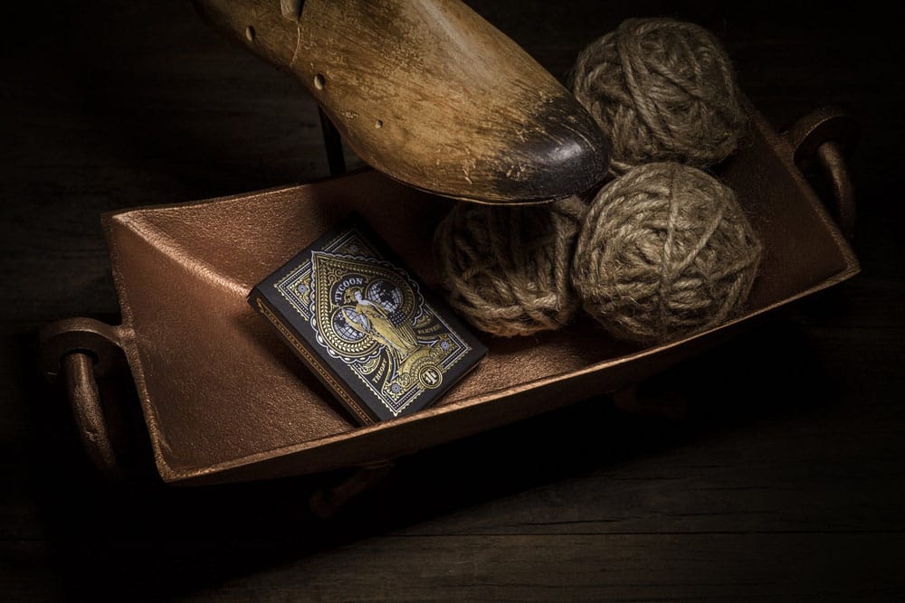 Tycoon Playing Cards Black - Premium Kvalitet för Spelentusiaster Theory11