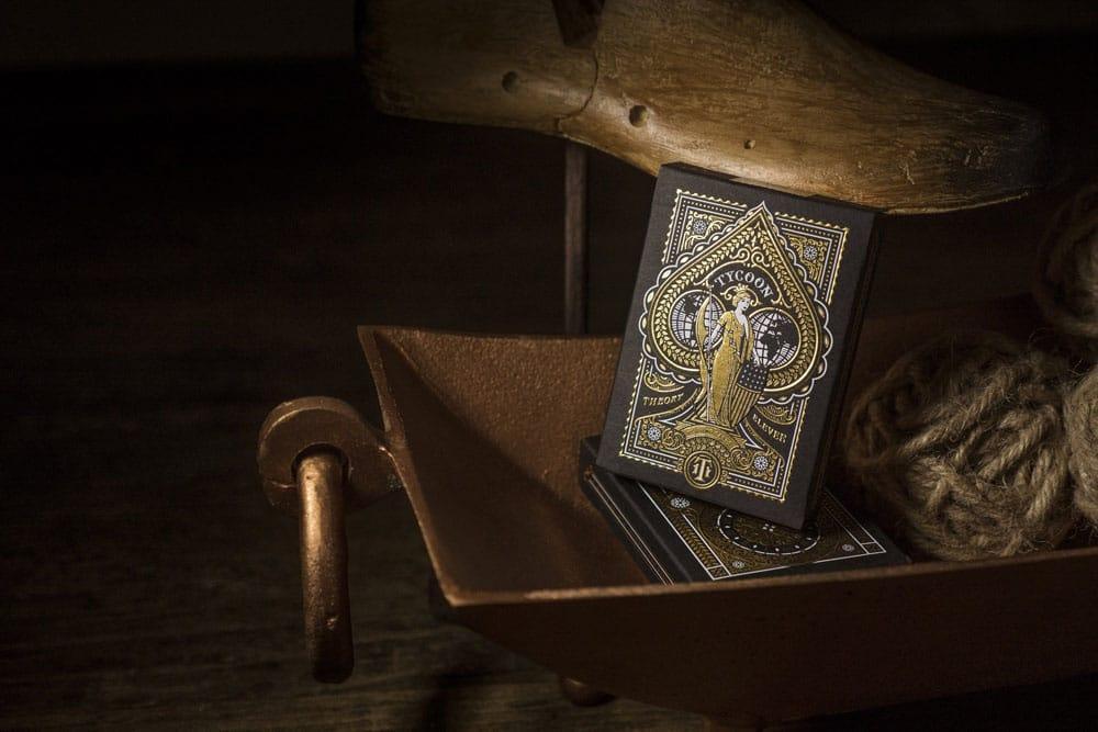 Tycoon Playing Cards Black - Premium Kvalitet för Spelentusiaster Theory11