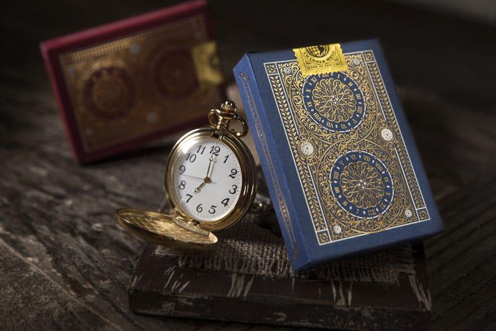 Tycoon Playing Cards Blå - Premium Spelkort för Poker och Spel Theory11