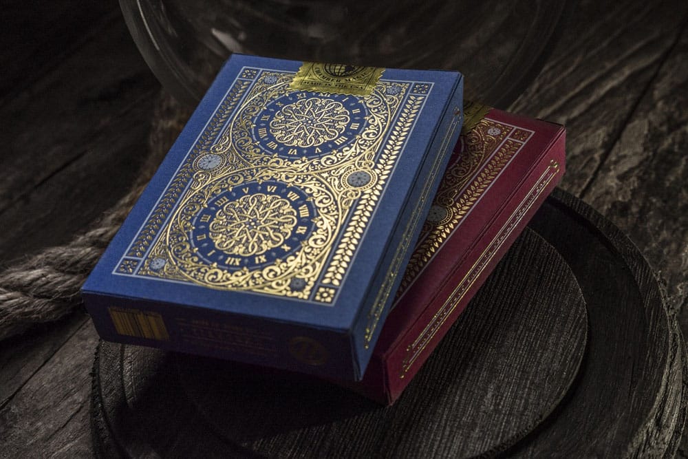 Tycoon Playing Cards Blå - Premium Spelkort för Poker och Spel Theory11