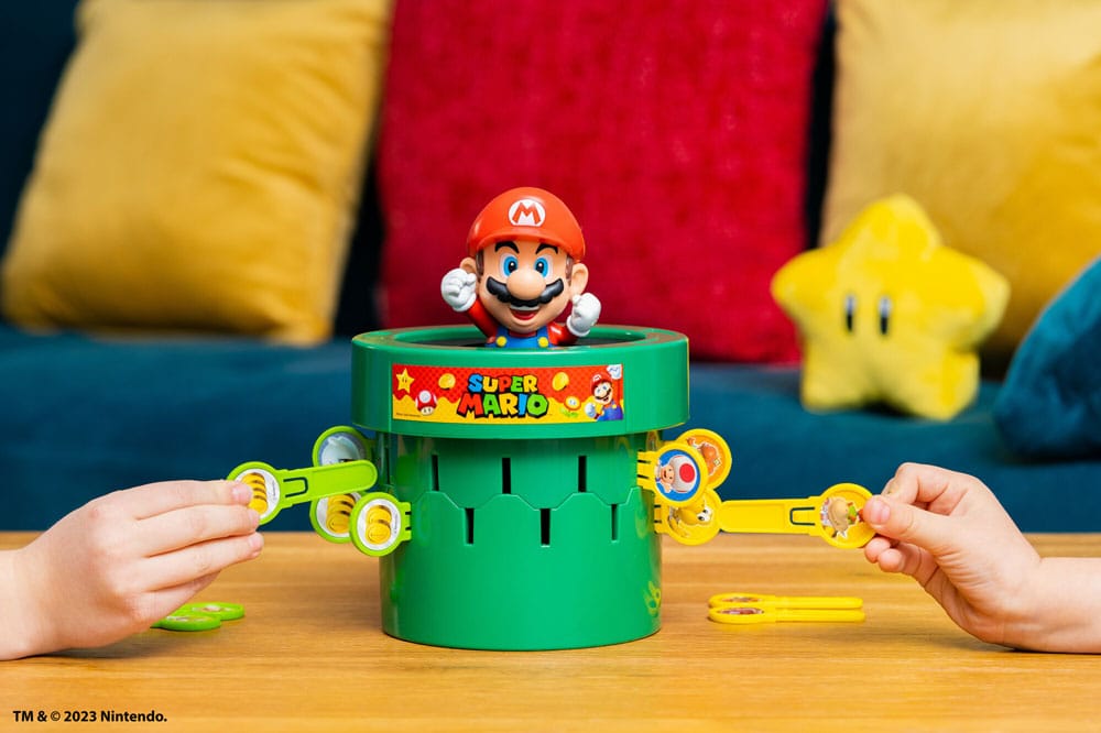 Super Mario Pop Up Game Mario - Det Klassiska Barnspelet Tomy