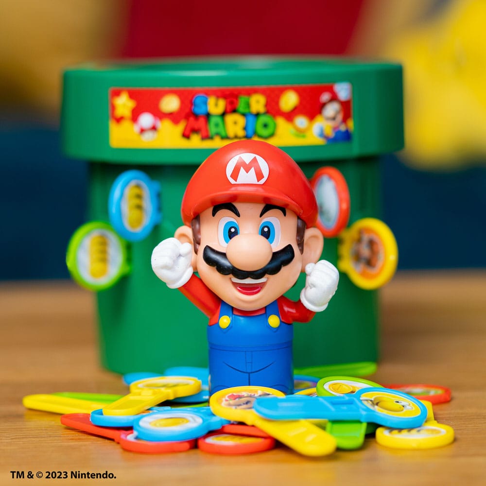 Super Mario Pop Up Game Mario - Det Klassiska Barnspelet Tomy