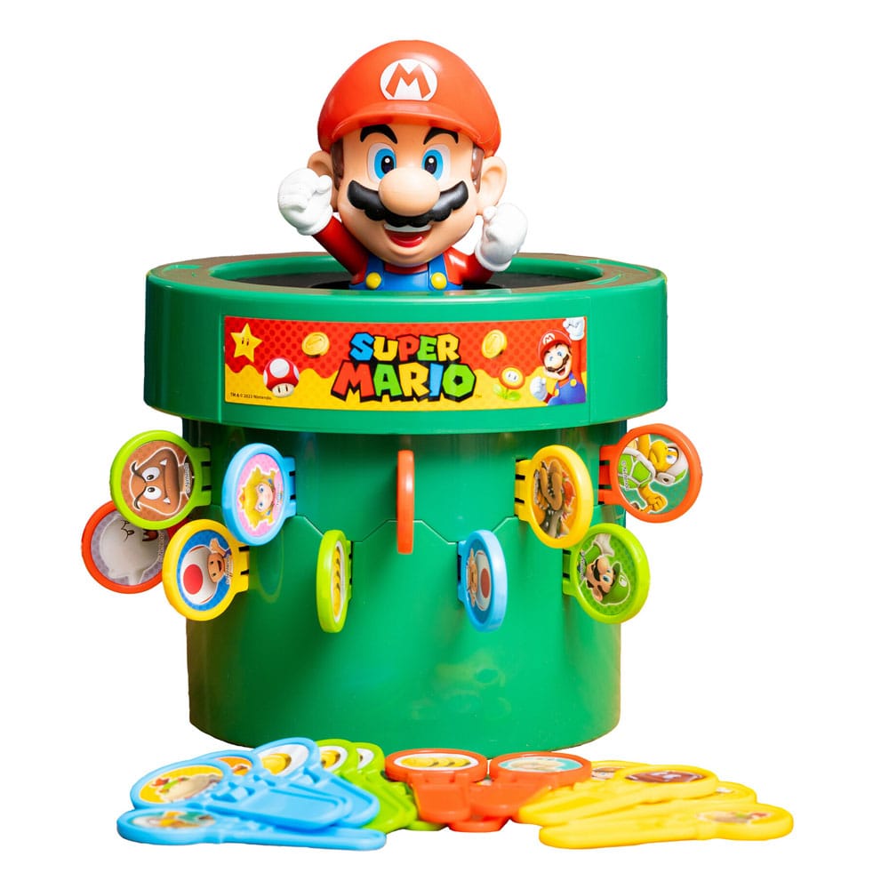 Super Mario Pop Up Game Mario - Det Klassiska Barnspelet Tomy