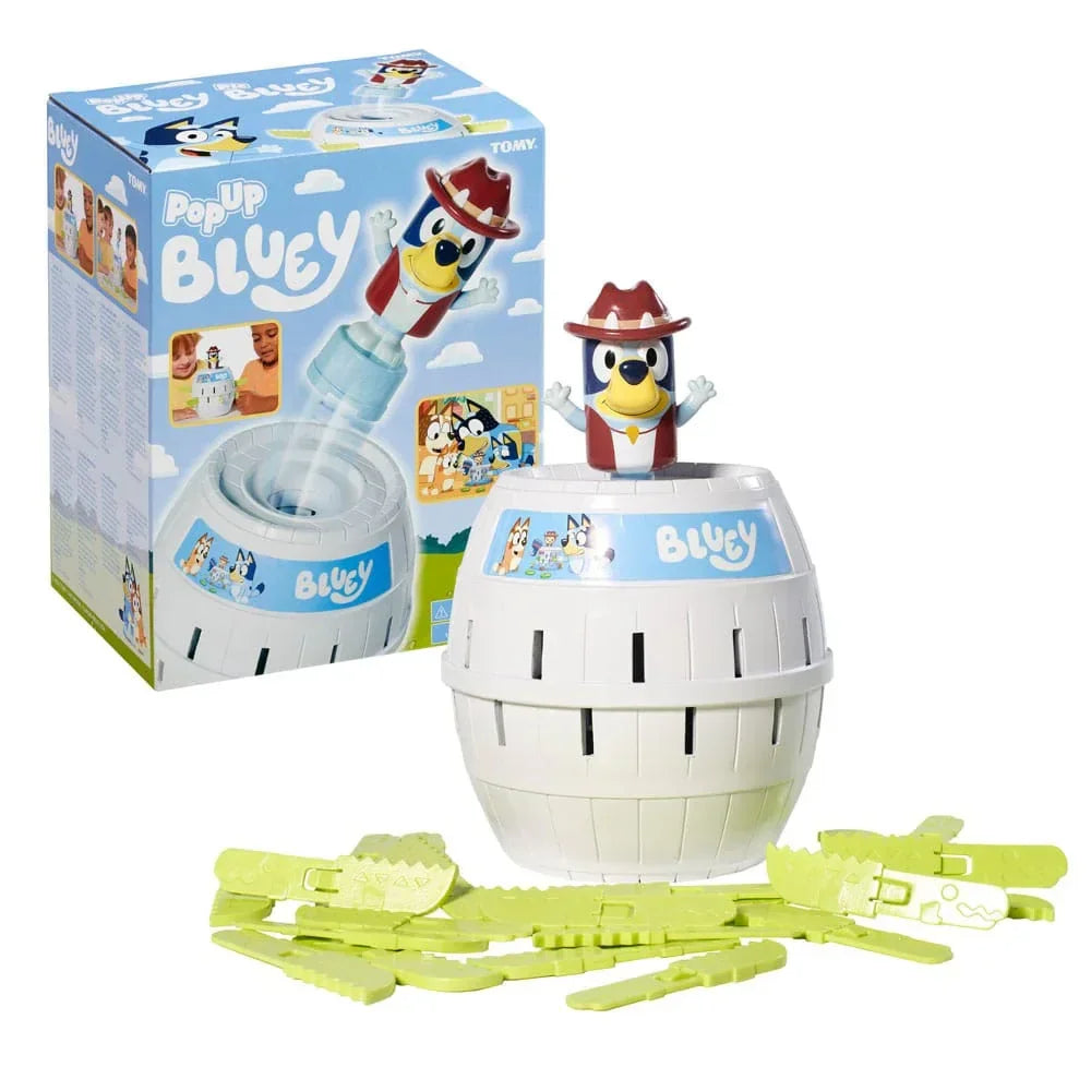 Bluey Pop Up Game – Det Klassiska Barnspelet med Blåy Tomy
