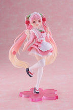 Hatsune Miku PVC Figur - Newly Written Sakura Miku Japanese Cafe Ver. Reissue 18 cm Taito Prize