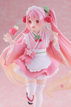 Hatsune Miku PVC Figur - Newly Written Sakura Miku Japanese Cafe Ver. Reissue 18 cm Taito Prize
