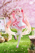 Hatsune Miku PVC Figur - Newly Written Sakura Miku Japanese Cafe Ver. Reissue 18 cm Taito Prize