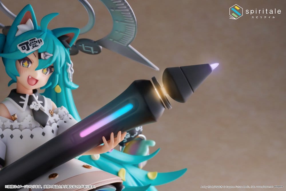 Hatsune Miku x Naoki Saito PVC-Figur 1/7 My Figure Making! The Painter Ver. 34 cm