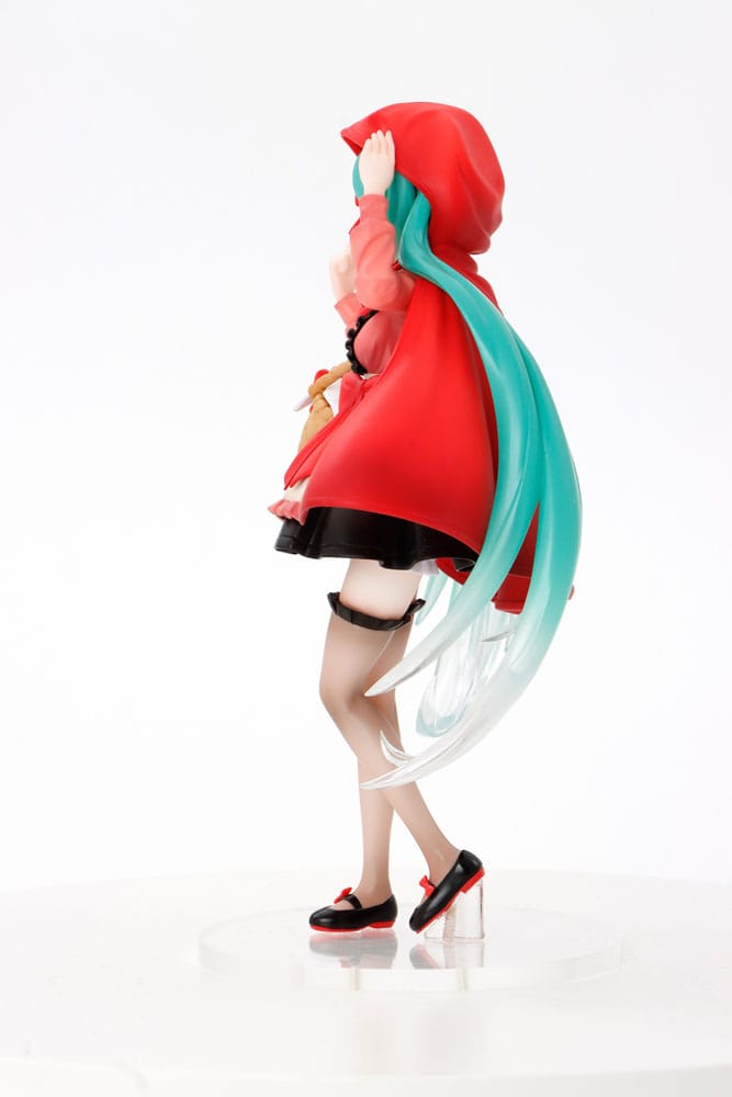 Hatsune Miku Wonderland PVC-statyn Lilla Röda Kappan 18 cm Taito Prize