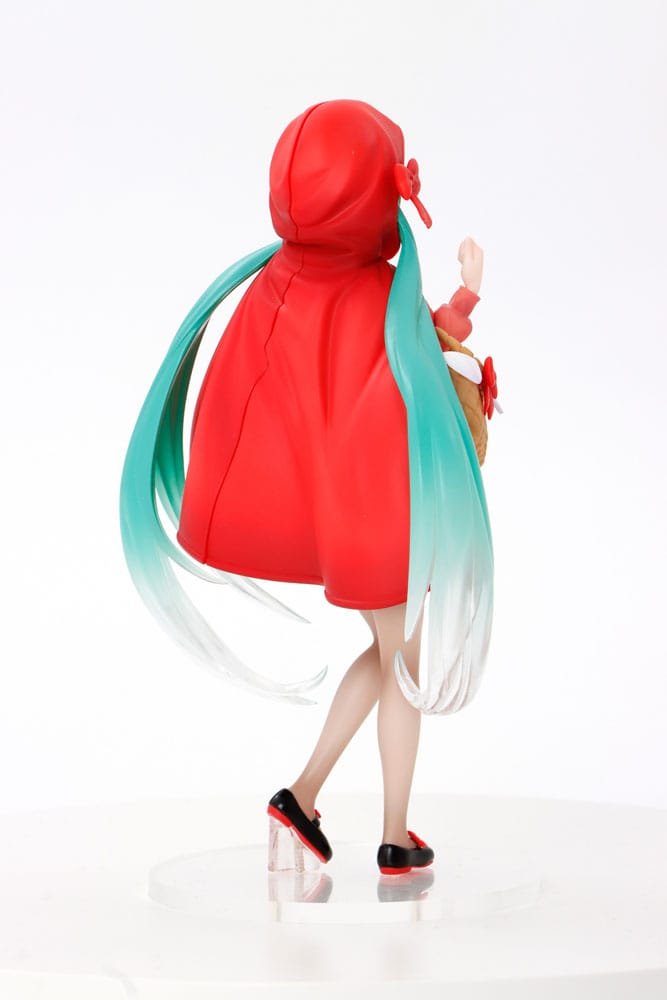 Hatsune Miku Wonderland PVC-statyn Lilla Röda Kappan 18 cm Taito Prize