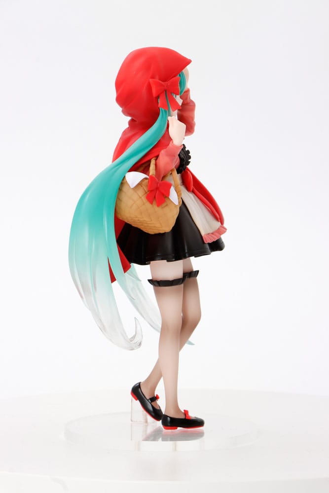 Hatsune Miku Wonderland PVC-statyn Lilla Röda Kappan 18 cm Taito Prize