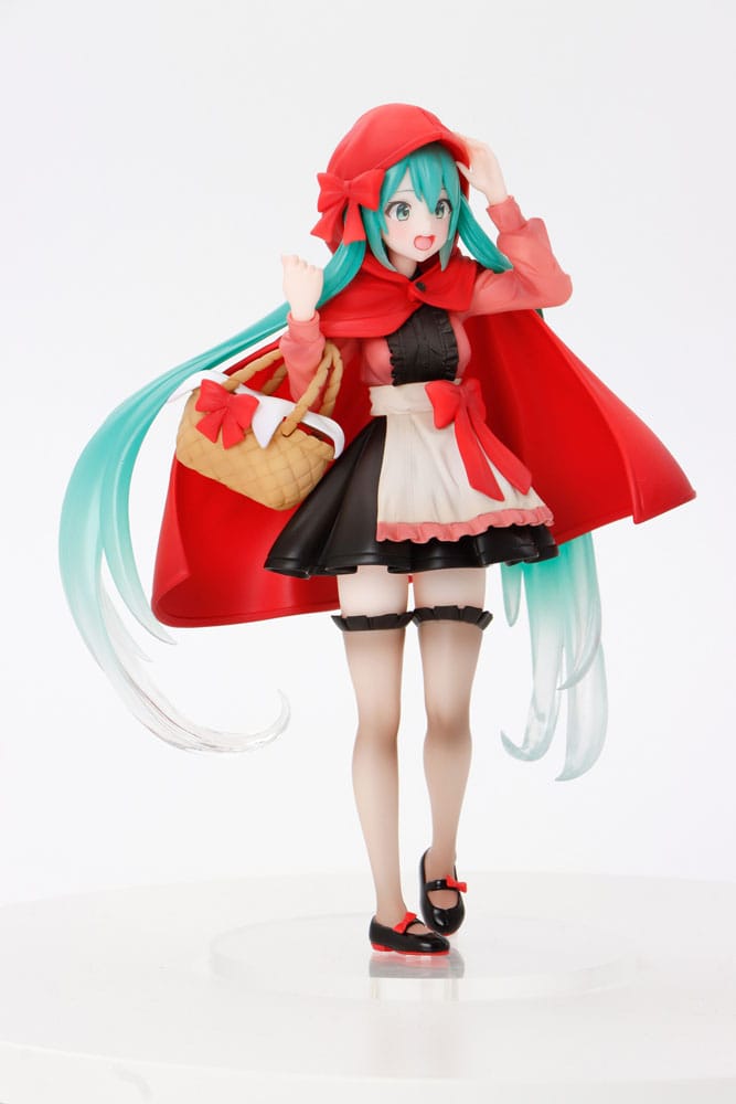 Hatsune Miku Wonderland PVC-statyn Lilla Röda Kappan 18 cm Taito Prize