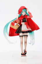 Hatsune Miku Wonderland PVC-statyn Lilla Röda Kappan 18 cm Taito Prize
