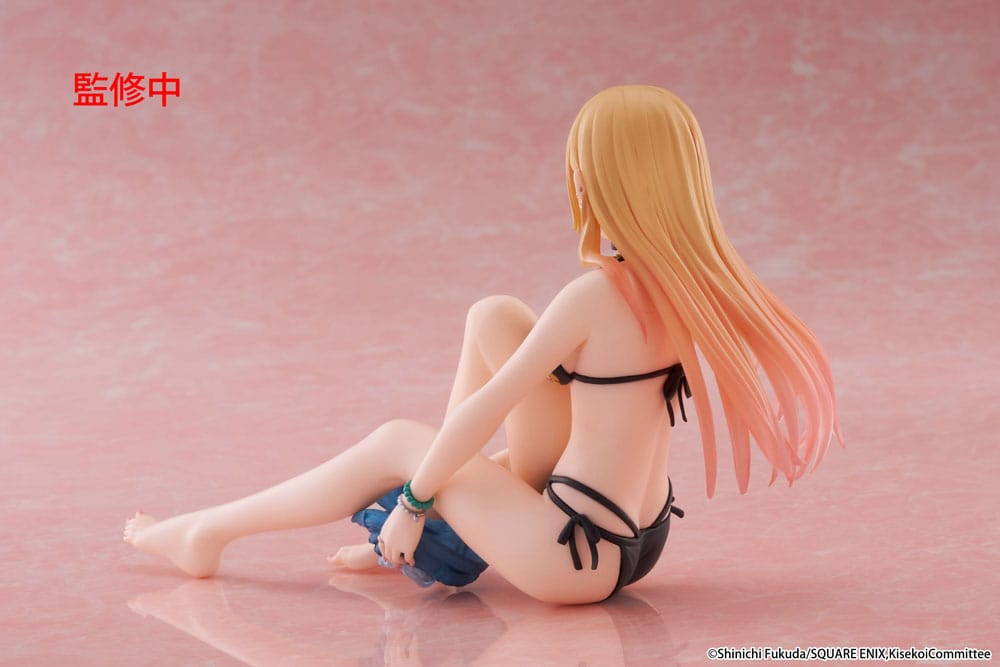 My Dress-Up Darling PVC Figur Desktop Cute Figure Marin Kitagawa Measured Swimsuit Ver. 13 cm Taito Prize