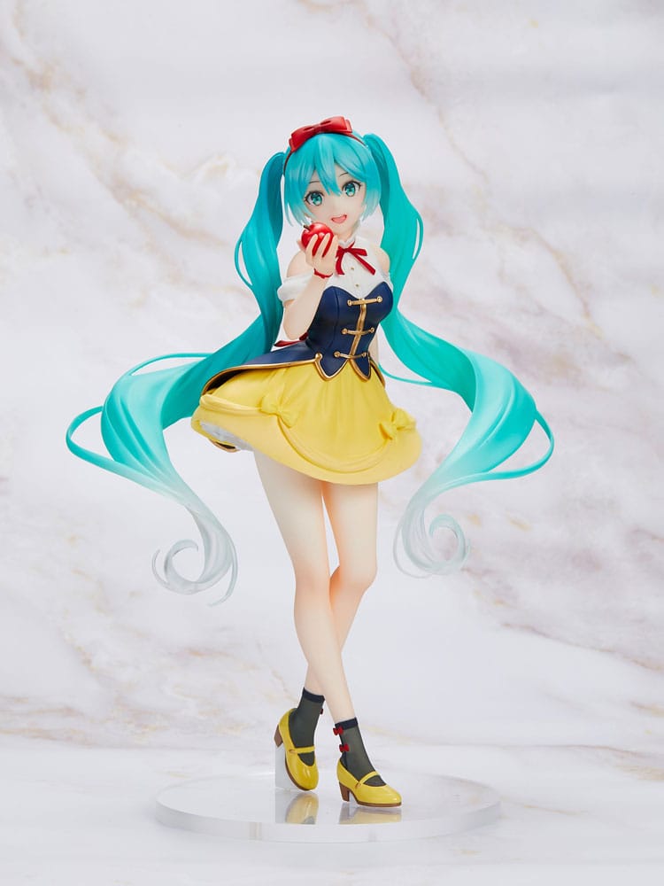 Hatsune Miku PVC Figur - Hatsune Miku Wonderland Snow White 18 cm Taito Prize