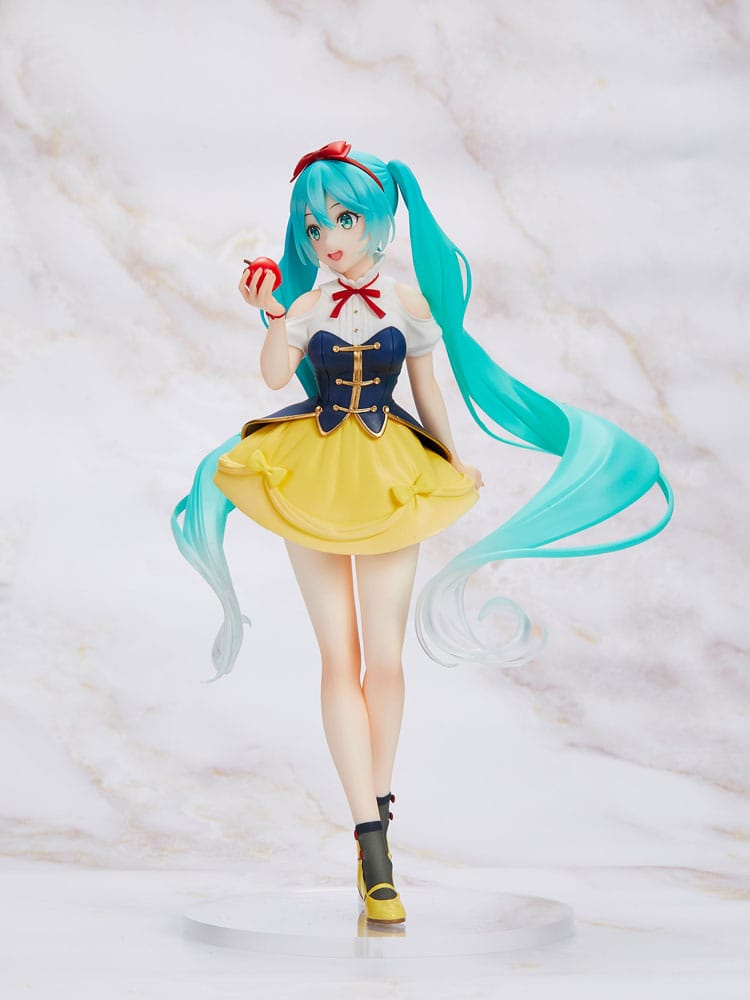 Hatsune Miku PVC Figur - Hatsune Miku Wonderland Snow White 18 cm Taito Prize