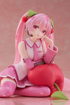 Hatsune Miku PVC Figur - Söt Figur Sakura Miku Cherry Cushion Ver. 13 cm Taito Prize