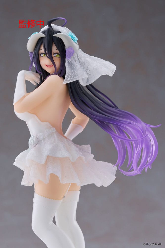 Overlord Coreful PVC Figur Albedo Wedding Ver. 18 cm Taito Prize