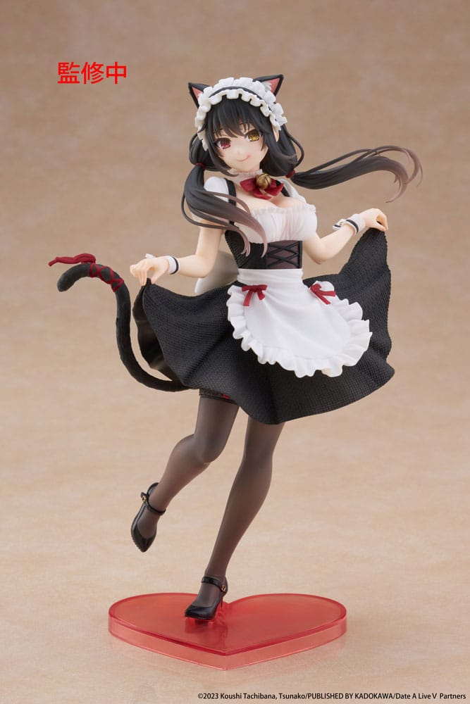 Date A Live V Coreful PVC Figur Kurumi Tokisaki Cat Ear Maid Ver. 18 cm Taito Prize