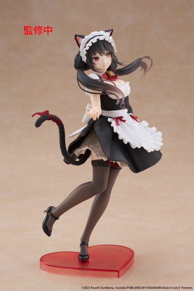 Date A Live V Coreful PVC Figur Kurumi Tokisaki Cat Ear Maid Ver. 18 cm Taito Prize