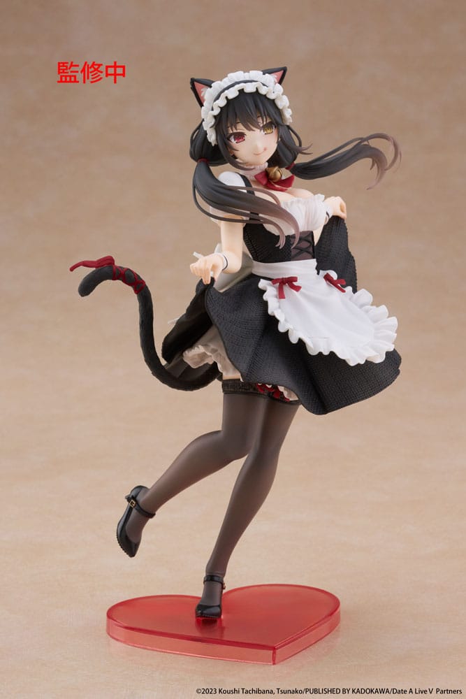 Date A Live V Coreful PVC Figur Kurumi Tokisaki Cat Ear Maid Ver. 18 cm Taito Prize
