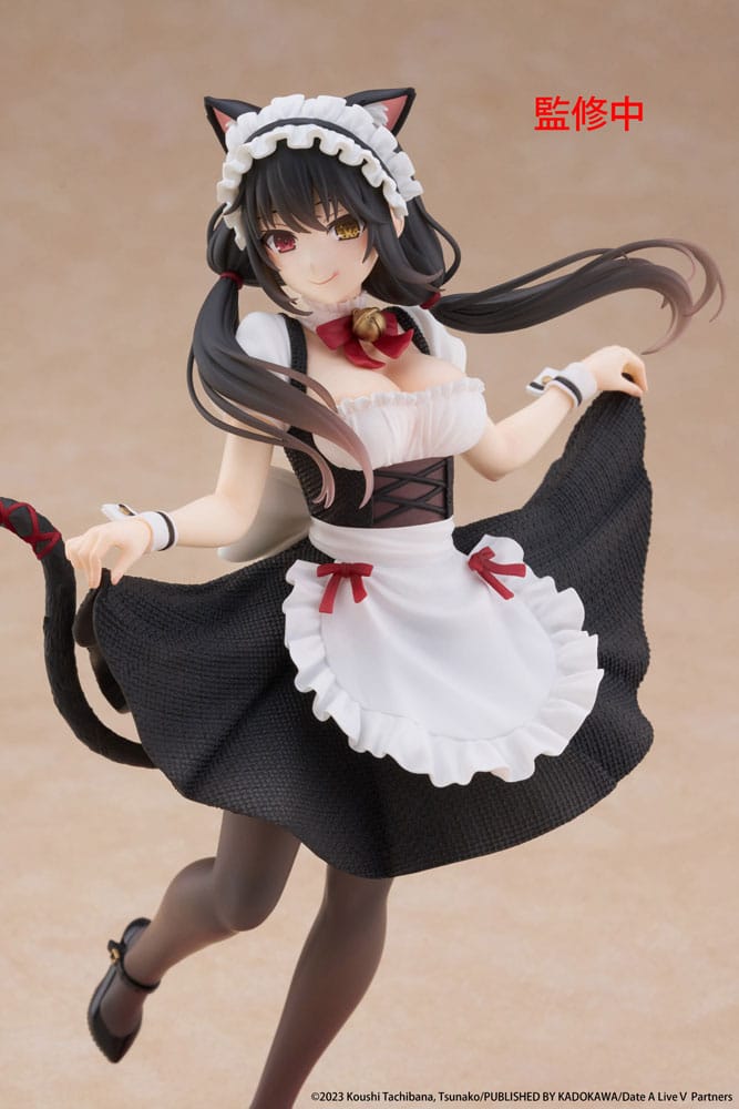 Date A Live V Coreful PVC Figur Kurumi Tokisaki Cat Ear Maid Ver. 18 cm Taito Prize