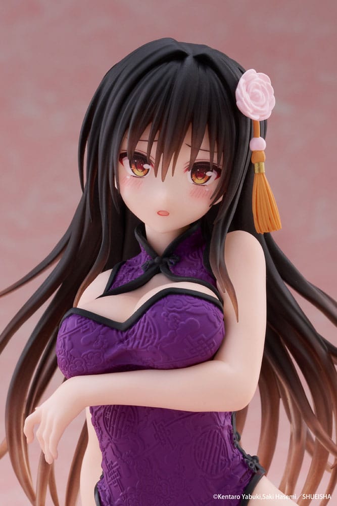To Love Ru Darkness Desktop Cute PVC Figur Yui Kotegawa (Kinesisk Klänning Version) 13 cm Taito Prize