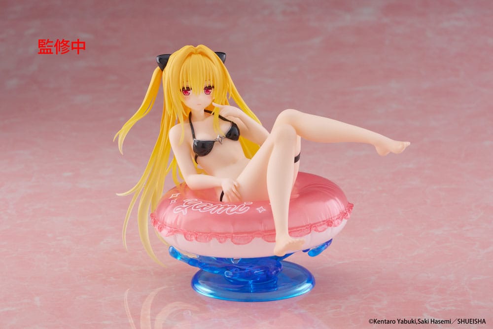 To Love-Ru Darkness Aqua Float Girls PVC Figur Golden Darkness 10 cm Taito Prize