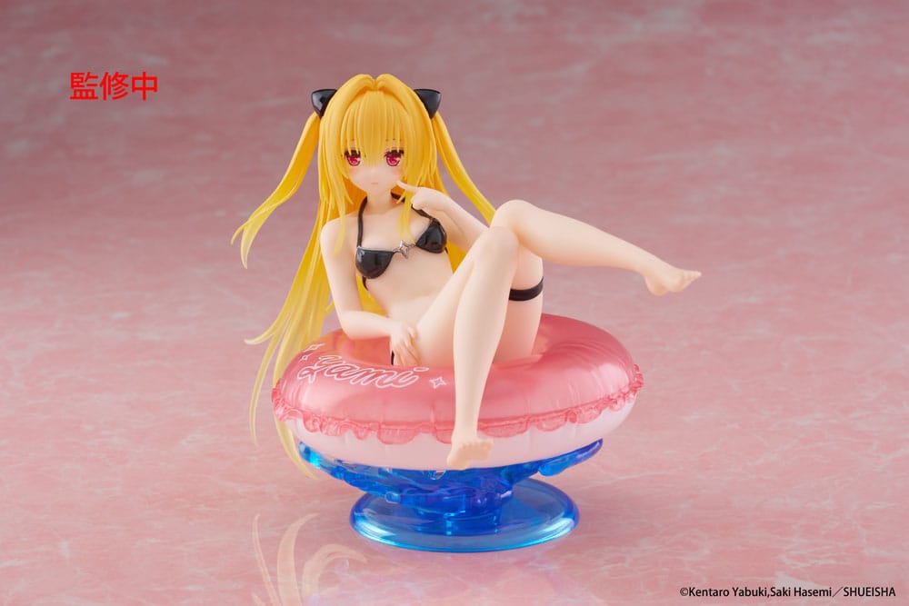 To Love-Ru Darkness Aqua Float Girls PVC Figur Golden Darkness 10 cm Taito Prize