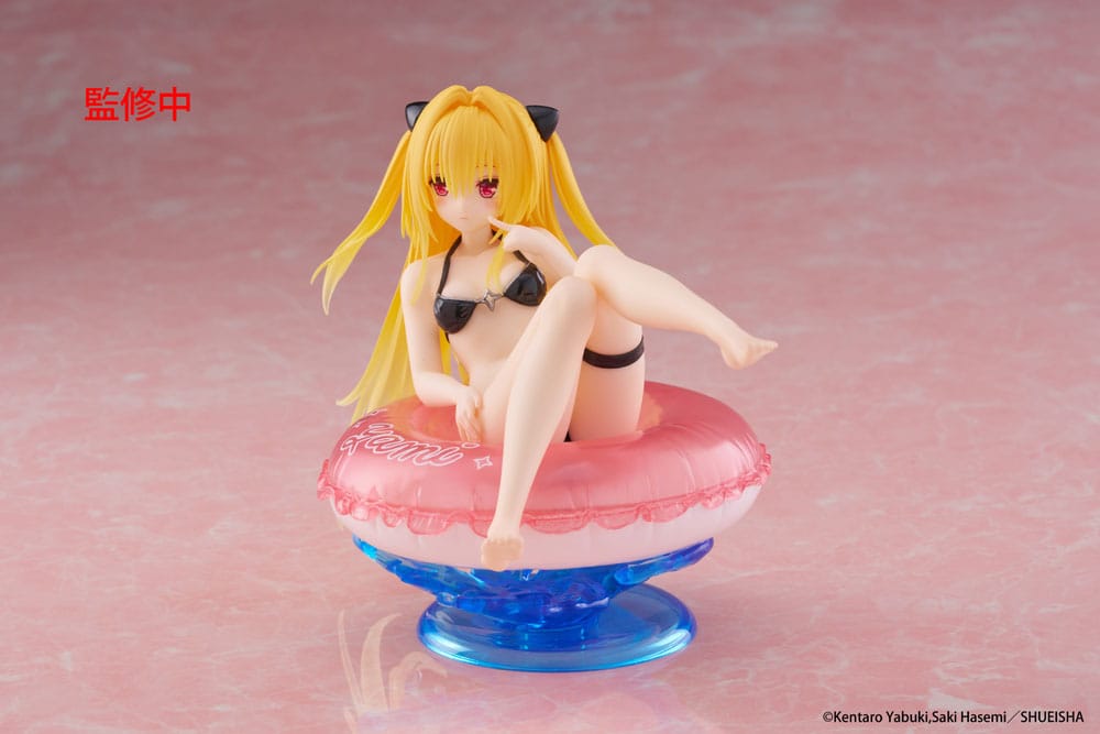 To Love-Ru Darkness Aqua Float Girls PVC Figur Golden Darkness 10 cm Taito Prize