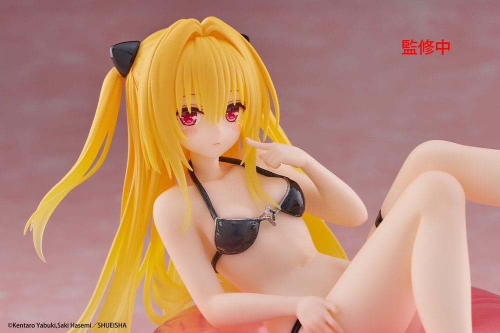 To Love-Ru Darkness Aqua Float Girls PVC Figur Golden Darkness 10 cm Taito Prize