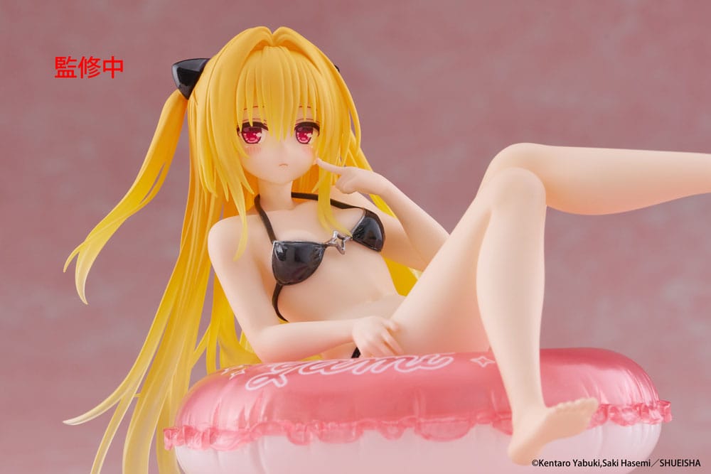 To Love-Ru Darkness Aqua Float Girls PVC Figur Golden Darkness 10 cm Taito Prize