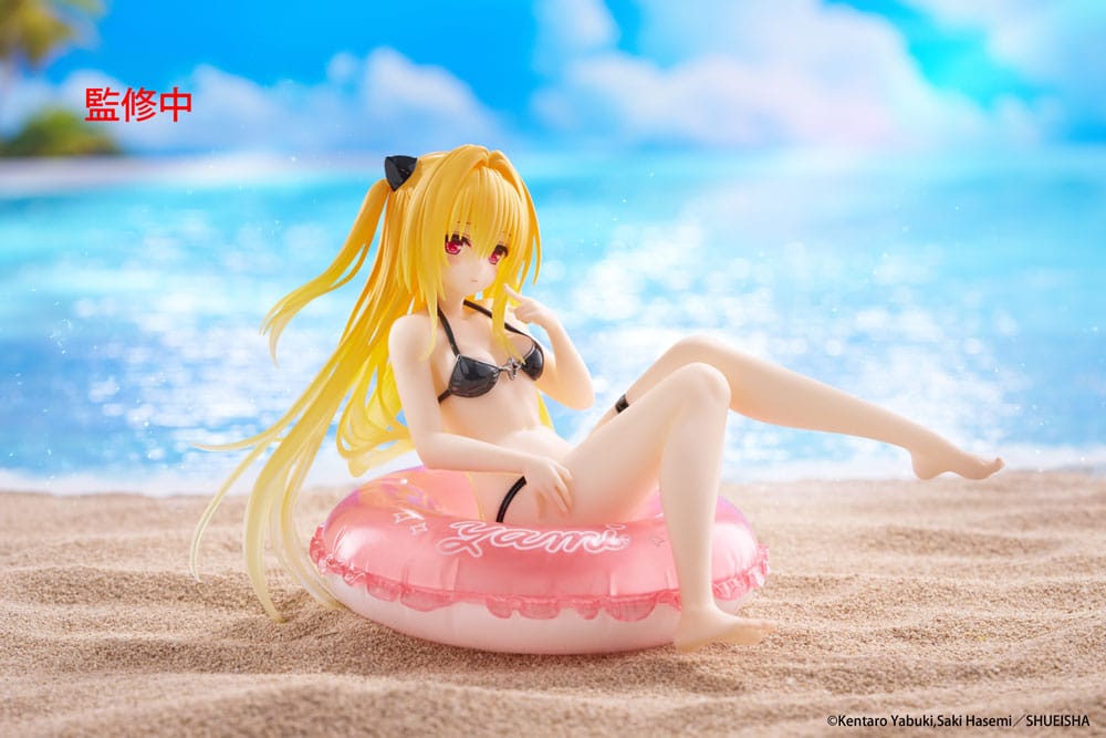 To Love-Ru Darkness Aqua Float Girls PVC Figur Golden Darkness 10 cm Taito Prize