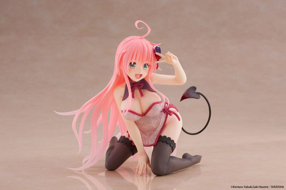 To Love-Ru Darkness PVC Figur Desktop Cute Figure Lala i Kinesisk Klänning Ver. 13 cm Taito Prize