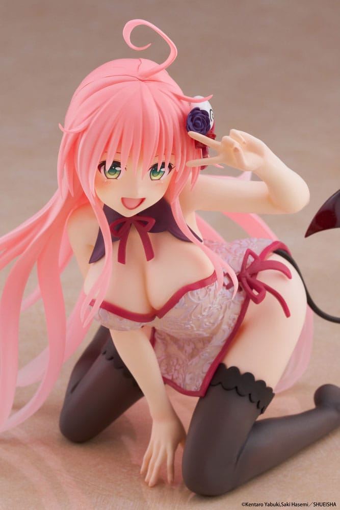 To Love-Ru Darkness PVC Figur Desktop Cute Figure Lala i Kinesisk Klänning Ver. 13 cm Taito Prize