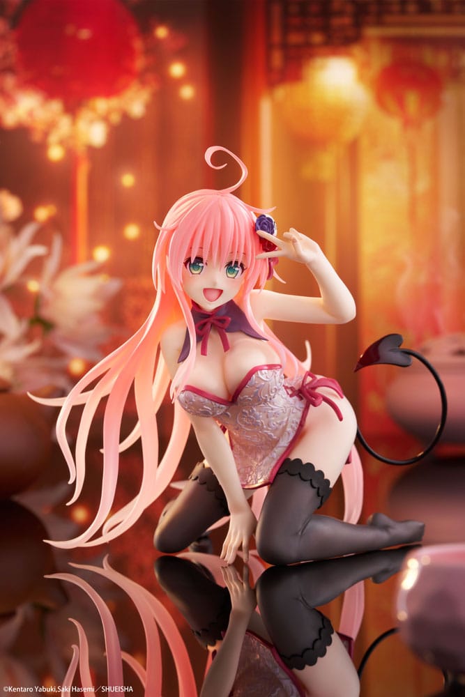 To Love-Ru Darkness PVC Figur Desktop Cute Figure Lala i Kinesisk Klänning Ver. 13 cm Taito Prize
