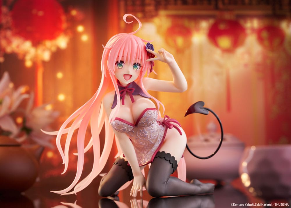 To Love-Ru Darkness PVC Figur Desktop Cute Figure Lala i Kinesisk Klänning Ver. 13 cm Taito Prize