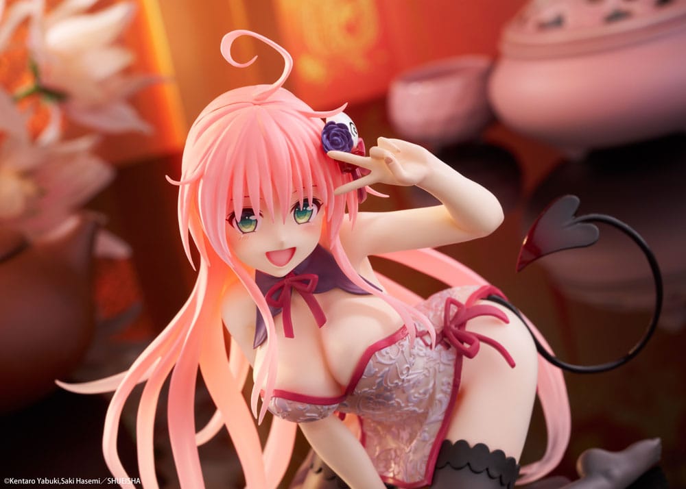 To Love-Ru Darkness PVC Figur Desktop Cute Figure Lala i Kinesisk Klänning Ver. 13 cm Taito Prize