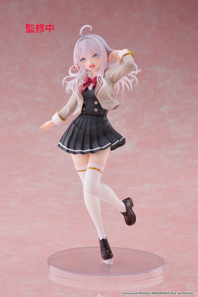 Alya Ibland Döljer Sina Känslor i Rysk Coreful PVC Figur - Alya Skoluniform Ver. 18 cm Taito Prize