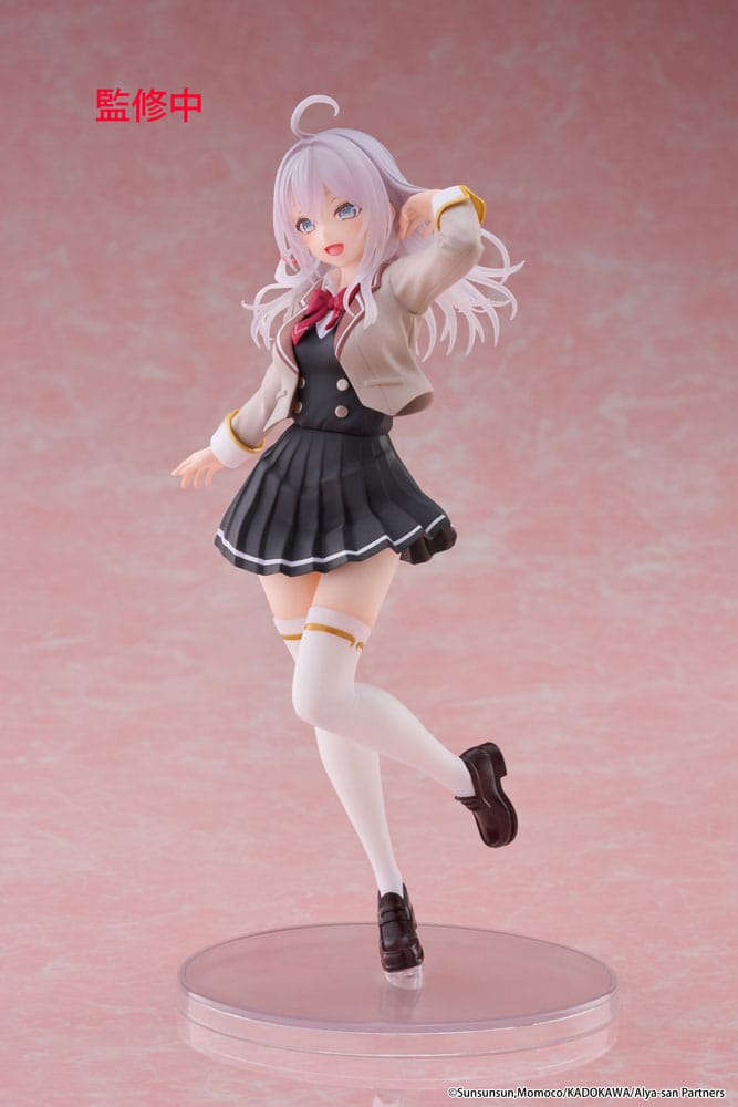 Alya Ibland Döljer Sina Känslor i Rysk Coreful PVC Figur - Alya Skoluniform Ver. 18 cm Taito Prize