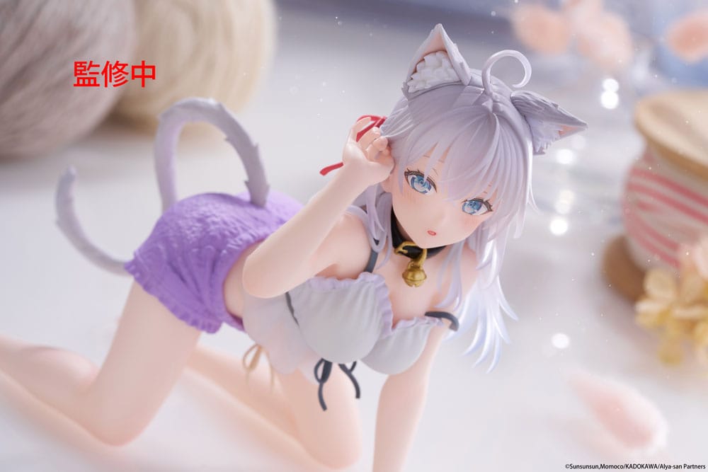 Alya Sometimes Hides Her Feelings i Rysk PVC Figur - Söt Figur med Kattöron (13 cm) Taito Prize