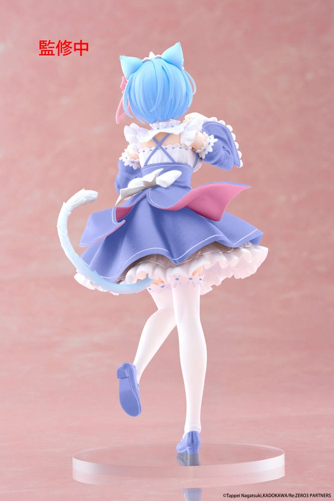 Re:Zero Starting Life in Another World Coreful PVC Figur Rem Cat Maid Ver. Renewal 18 cm Taito Prize