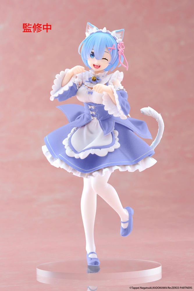 Re:Zero Starting Life in Another World Coreful PVC Figur Rem Cat Maid Ver. Renewal 18 cm Taito Prize