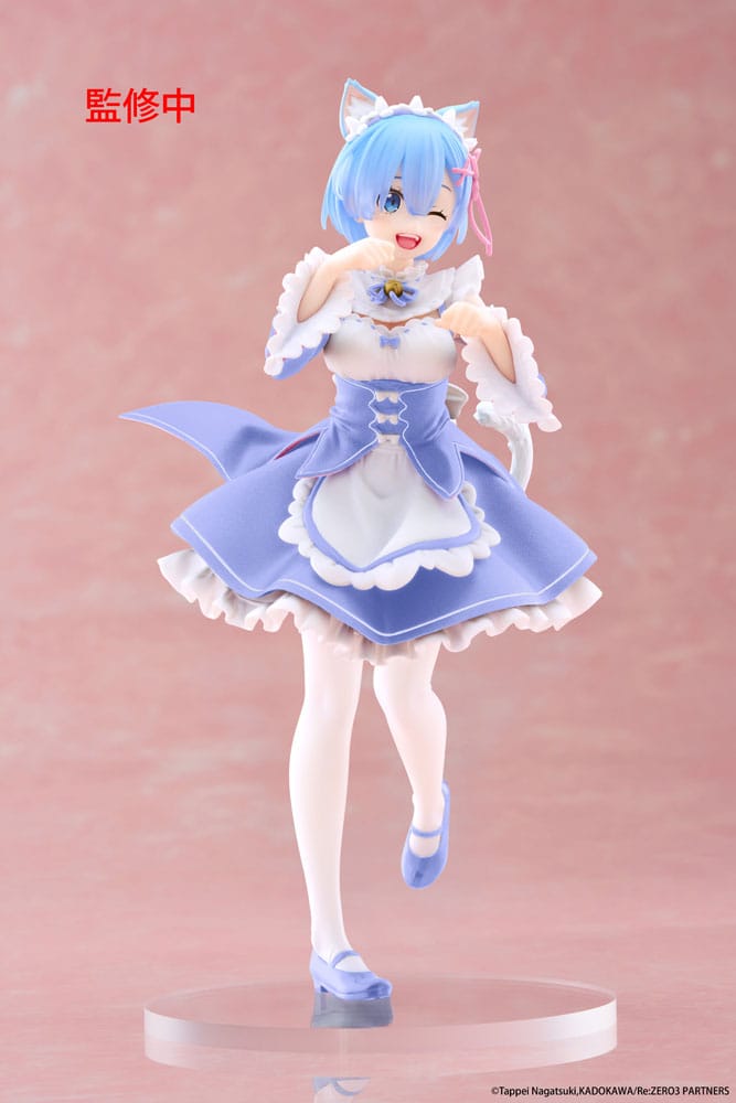 Re:Zero Starting Life in Another World Coreful PVC Figur Rem Cat Maid Ver. Renewal 18 cm Taito Prize