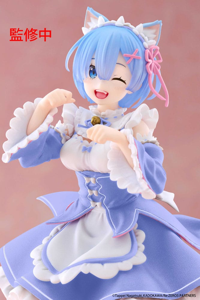 Re:Zero Starting Life in Another World Coreful PVC Figur Rem Cat Maid Ver. Renewal 18 cm Taito Prize