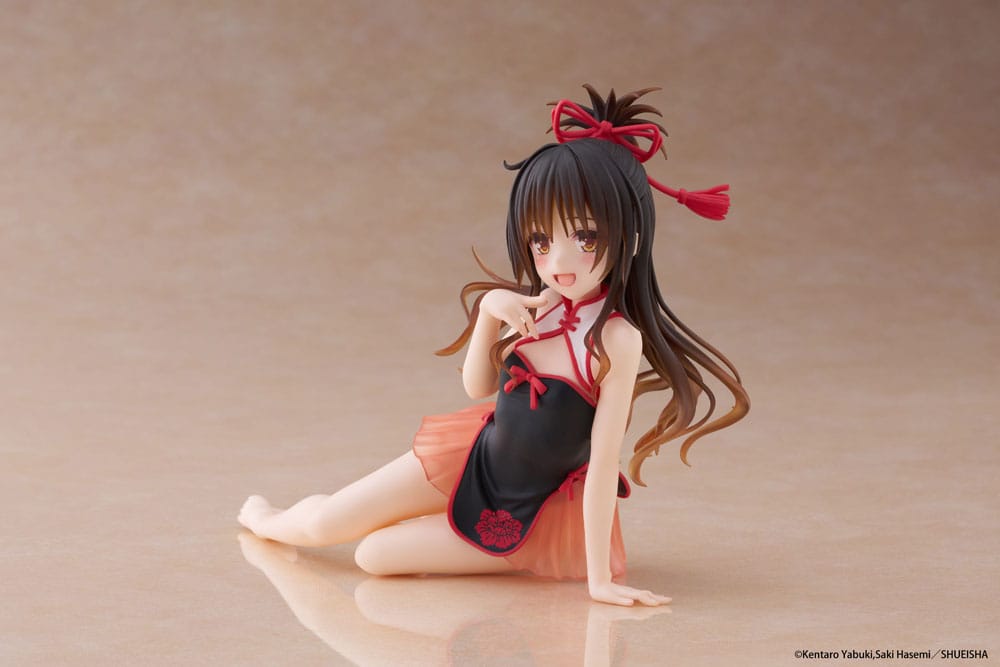 To Love-Ru Darkness PVC Figur Desktop Cute Figure Mikan Yuki Chinese Dress Ver. 13 cm Taito Prize