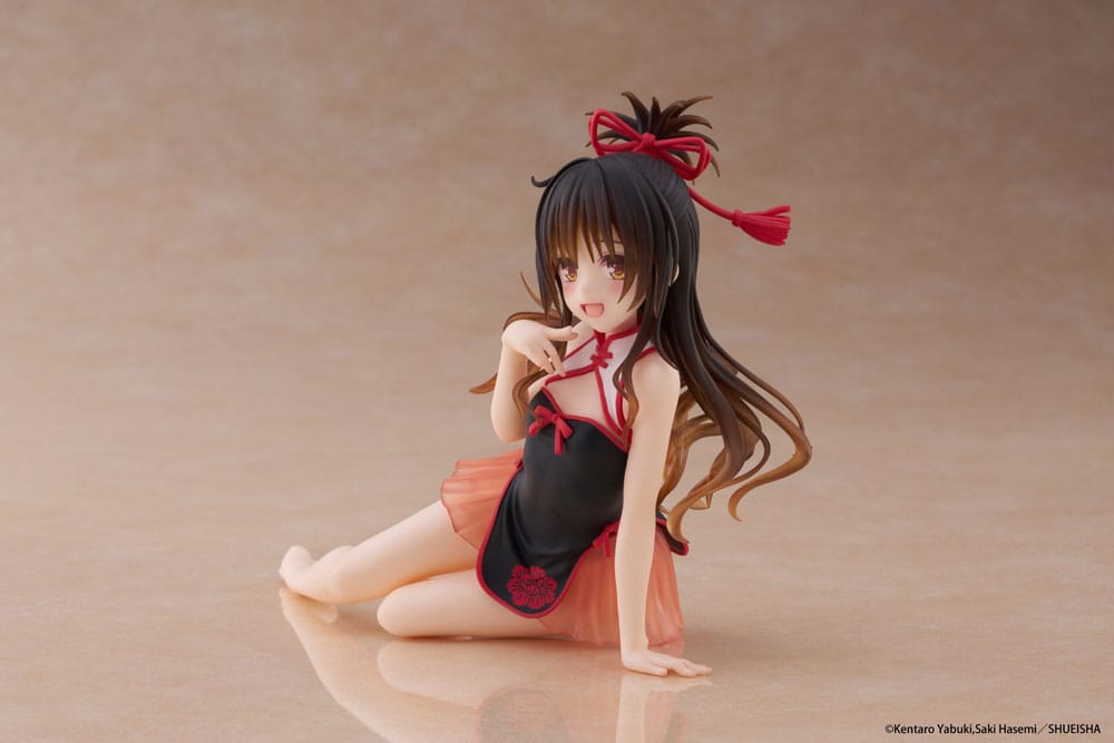 To Love-Ru Darkness PVC Figur Desktop Cute Figure Mikan Yuki Chinese Dress Ver. 13 cm Taito Prize